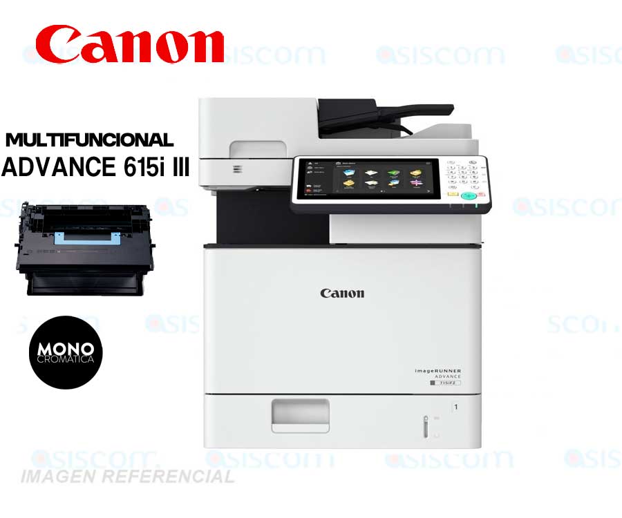 Impresora Multif Canon ADV 615i III Laser Mono 65ppm LAN