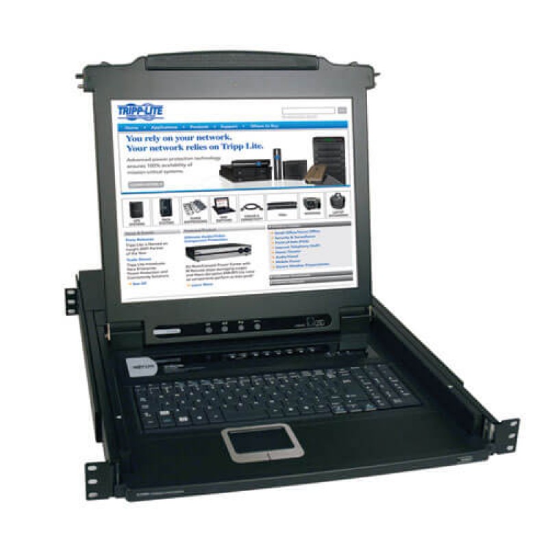 CONSOLA KVM TRIPP-LITE NETDIRECTOR B020-008-17, LCD 17", 8 PUERTOS, 125V/230V, 1U.