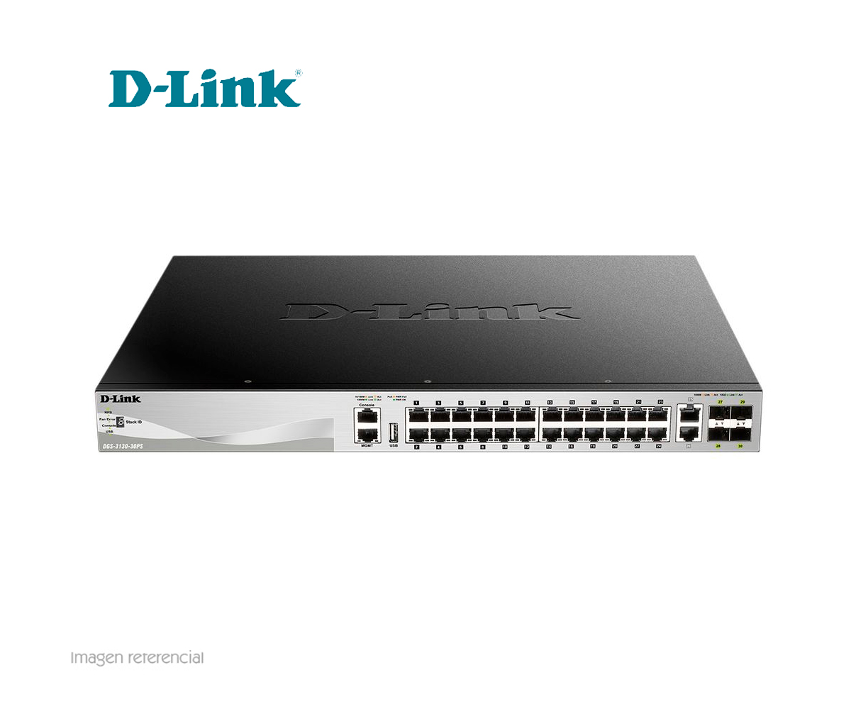 SWITCH ADMINISTRABLE D-LINK DGS-3130-30PS