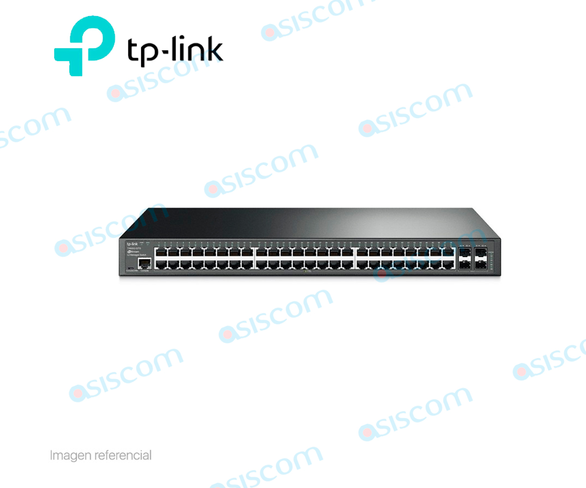 SWITCH TP-LINK JETSTREAM 48 PUERTOS ( TL-SG3452 ) 10/100/1000 MBPS + 4 SFP