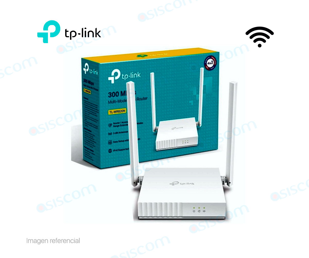 ROUTER TP-LINK TL-WR820N 300MBPS Ethernet Inalámbrico