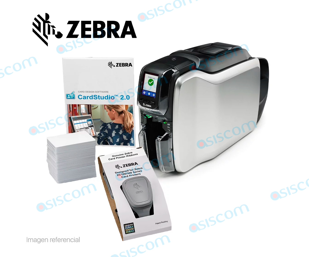 Impresora De Tarjetas Zebra Zc300 De Doble Cara Zc32 000cq00la00 2 Caras Usb Ethernet 7975