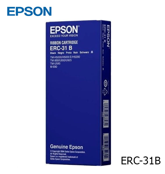 CINTA EPSON ERC-31B TM-950, 925, 930II BLACK