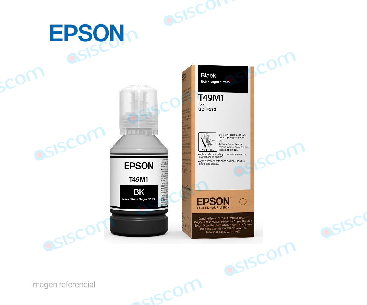 BOTELLA DE TINTA EPSON T49M NEGRO ( T49M120 ) SURECOLOR F570/F571/F170
