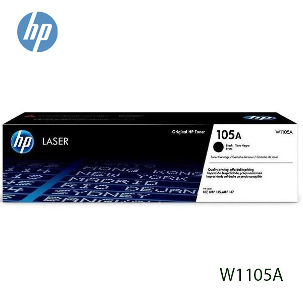 TONER LASER HP W1105A (105A) NEGRO 1,000PAG
