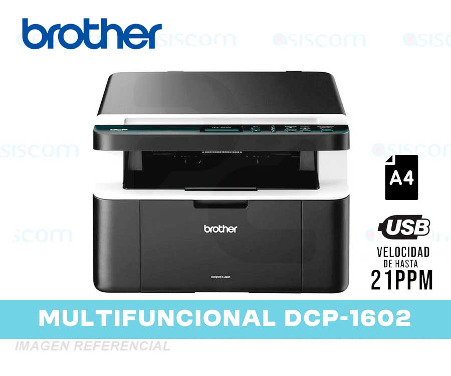 Impresora Mutif Brother DCP-1602 Laser 21ppm