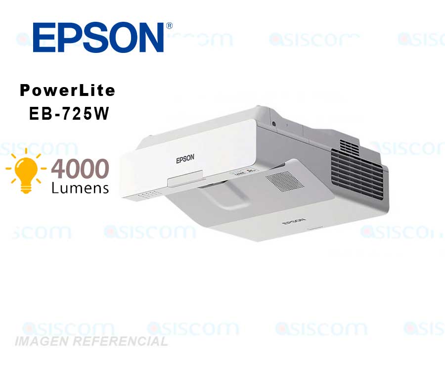 Proyector Láser PowerLite EB-725W WXGA - Laser Print Soluciones