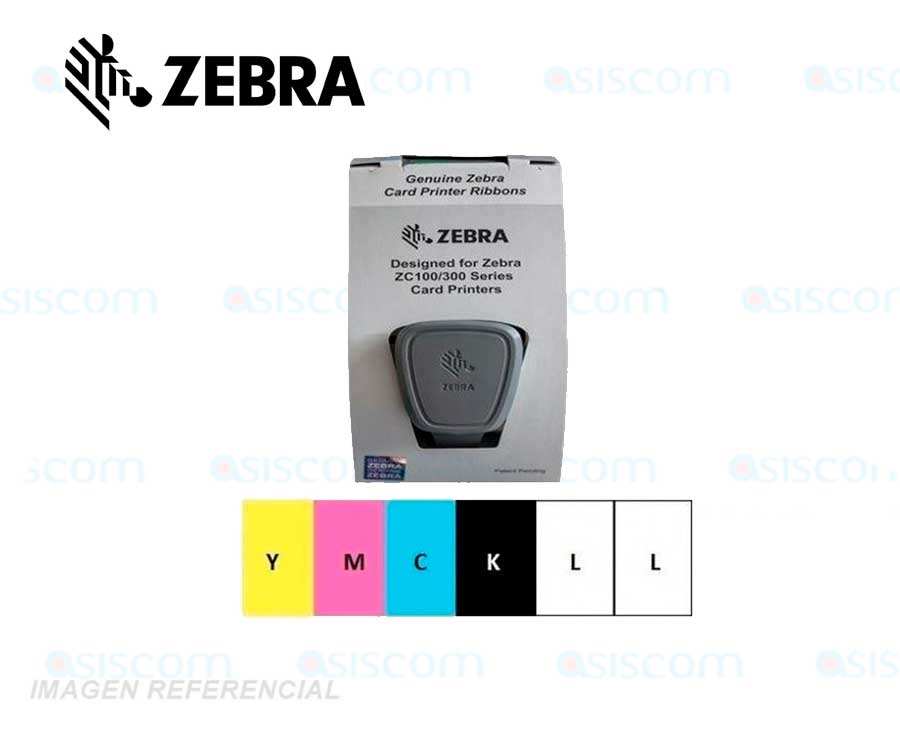 Cinta Ribbon Zebra para ZC300 YMCKLL 200Img Marca de Agua