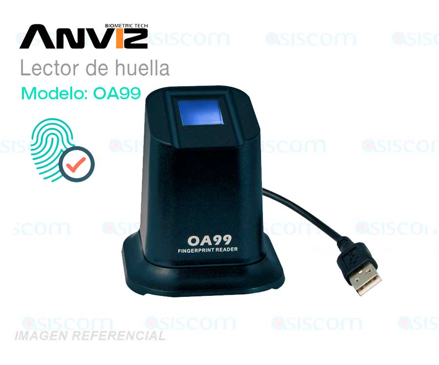 Control de Asistencia Biometrico ANVIZ OA99 USB