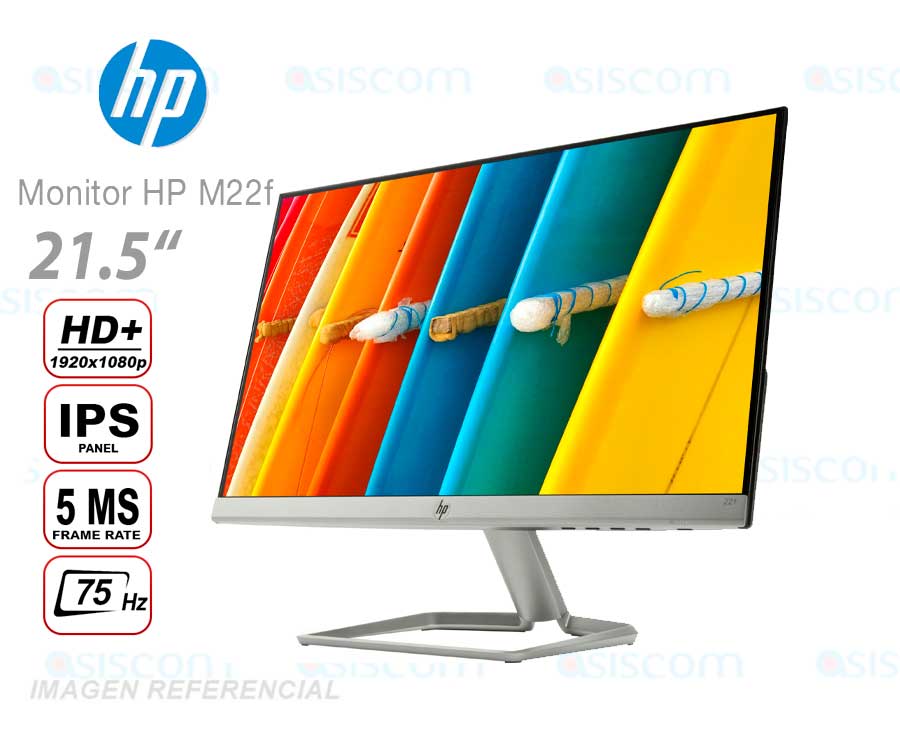 Monitor HP M22f FHD De 21.5" 75Hz 2D9J9AA VGA|HDMI