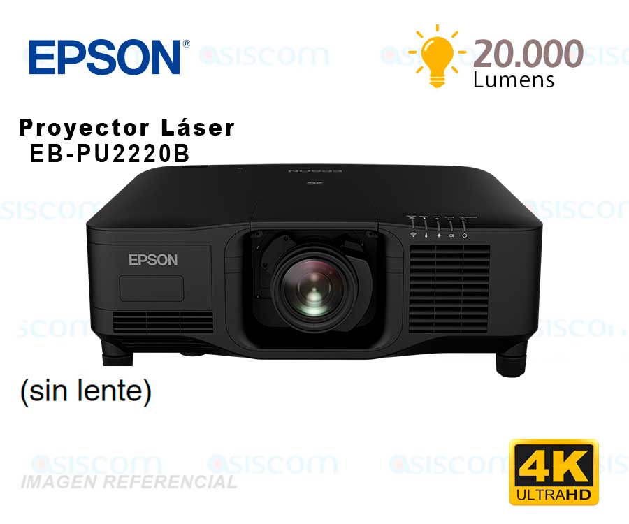 Epson EB-PU2220B Proyector Laser 20.000 lumenes 4K 3LCD WUXGA